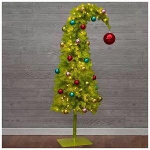 The Grinch 5ft LED Bright Green Whimsical Christmas Tree Hobby Lobby 2023